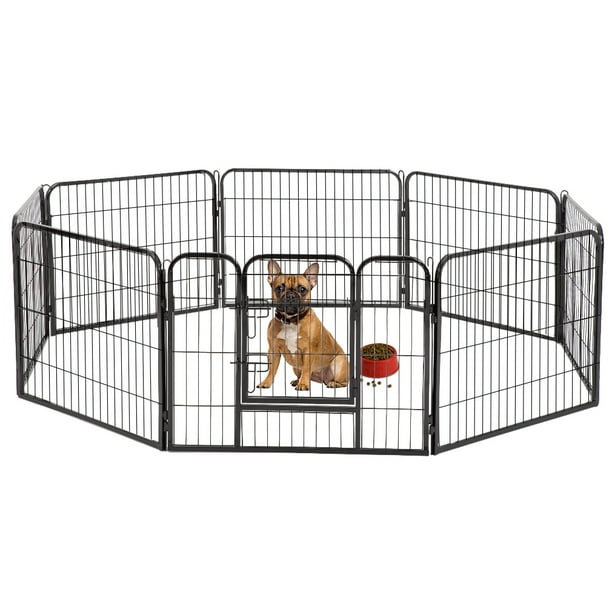 Bestpet 24 H Hammigrid 8 Panel Heavy Duty Pet Playpen Dog Exercise Pen Walmart Com Walmart Com