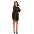 thumbnail image 4 of Just Sexy Lingerie Women's and Women's Plus Sexy Lace Trimmed Mesh Robe, Size S, 4 of 4