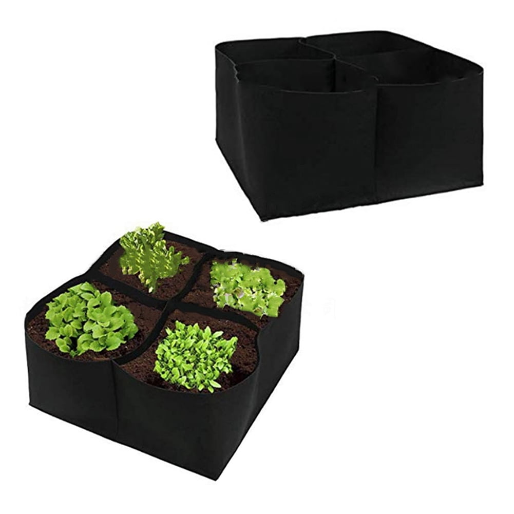ankishi Garden Planting Bags Raised Garden Bed Rectangular Plant Grow Bags Thick NonWoven
