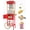 Red With Cart, variant on PopBria 12oz Countertop Popcorn Machine, Retro Professional Popcorn Maker, Movie Theater Style Popcorn Machine with Warming Deck, 64-Cup Large Batch for Home Theater and Party (Red and Gold)