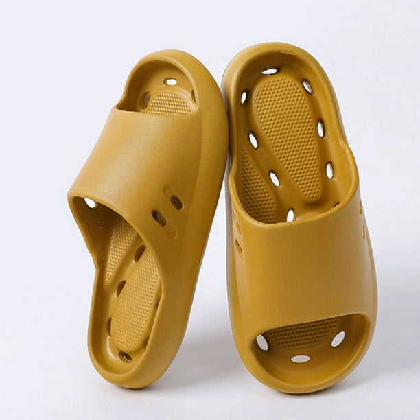 Xucatan Women's Non-Slip Bathroom Slippers, Odor-Control House Shoes for Women, Quick-Dry Summer Indoor & Bathroom Slides Gift