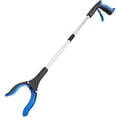 thumbnail image 1 of Pinza plegable Grabber Reacher Tool de 32 cm, azul, para personas mayores, 1 of 6