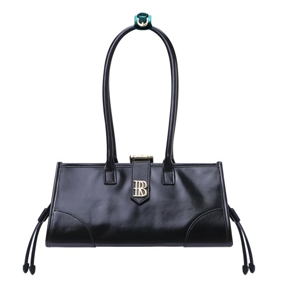 Royal Bagger Genuine Cow Leather Women's Shoulder Bag, Retro Underarm Tote Purse with Large Capacity, Top Handle Handbag 3265