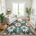 thumbnail image 7 of Addison Rugs Mayfield Premium Machine Washable Transitional Aztec Brown Rectangle Rug, 8' x 10', 7 of 7