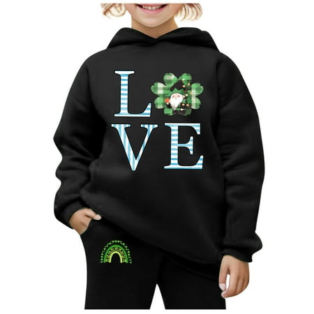 

Toddler Boys Outfit Sets Hoodie Sweatshirt And Sweatpants Festival Pullover Hoodie Set Tracksuit 2 Piece Suits