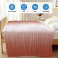 thumbnail image 4 of Red Ombre Cooling Blanket, Lightweight Breathable Summer Throw Blanket with Double Sided Cold Effect, Modern Gradient Abstract Art Picnic Beach Blankets Bed Sheet for Hot Sleepers 50"x60", 4 of 8