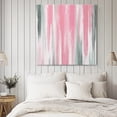 thumbnail image 4 of Pink Gray Wall Art Painting on Canvas, Contemporary Abstract Gradient Aesthetic Canvas Art Home Prints Wall Art Framed Modern Artwork for Living Room Bedroom Wall Decor 16x16in, 4 of 9