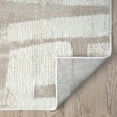 thumbnail image 3 of Abani Viva Collection Area Rug Mid Century Modern Bedroom Living Room Decor Floor Rug 6 x 9 Cream Beige, 3 of 9