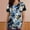 Scrubs-A1Navy, variant on Gamivast Scrubs for Women Tops Floral Printed V-Neck Short Sleeve Scrub Tops Soft Breathable Quick-Dry Nurse Scrubs 2 Pockets Medical Uniform