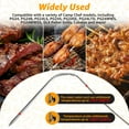 thumbnail image 5 of 2Pcs Replacement Meat Probe with 2 Probe Clips Stainless Steel Plug Temperature Probe Precise High Temperature Meat Probe Food Grade Smoker Thermometer Probe Effortless to Clean for BBQ, 5 of 7