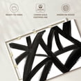 thumbnail image 6 of Elephant Stock Black Roads Abstract Wall Art - Horizontal Canvas Wall Art - Living Room Wall Decor - Abstract Canvas - White And Black Decor By Emily Navas - 36" x 24", 6 of 8