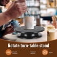 thumbnail image 4 of 11 Inch Revolving Cake Turntable - Light Weight Black Painting Spinner for Decorating and Display, 4 of 7