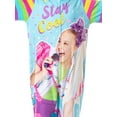 thumbnail image 7 of JoJo Siwa Girls' Stay Cool Zippered Sleeper Set Sleep Pajama Jumpsuit, 7 of 7