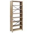 thumbnail image 3 of vidaXL 7-Tier Bookcase 80x30x200 cm Solid Wood Acacia, 3 of 5