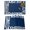 Blue, variant on Black Letters Placemats Set of 2 Modern Minimalist Style Beige Place Mats Indoor Wipeable Table Mats Washable Cloth Dining Table Placemats for Kitchen Holiday Party Home Decor 13x19 Inch