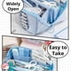 thumbnail image 2 of Estuche AuraGlor de gran capacidad con 8 compartimentos, estuche grande para lápices, organizador, almacenamiento sencillo, papelería estética, cosméticos para adultos, hombres y mujeres, artículos, 2 of 7