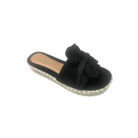 

Avamo Women Flat Slippers Sandals Open Toe Ladies Summer Slip On Platform Casual Shoes