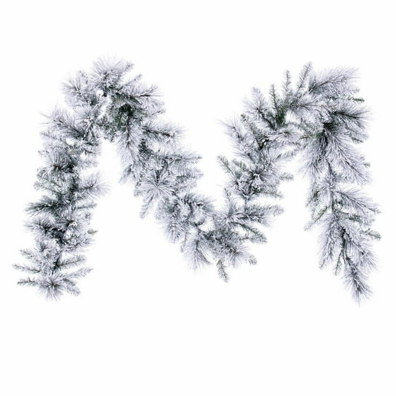 9' x 14" Flocked Jackson Pine Garl 160T