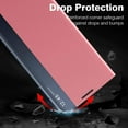 thumbnail image 2 of Smart Clear View Flip Phone Case Leather Kickstand Cover for Samsung Galaxy S21 Ultra (Pink), 2 of 4