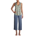 thumbnail image 2 of Secret Treasures Women's Cheetah Sleep Tank, 2 of 6