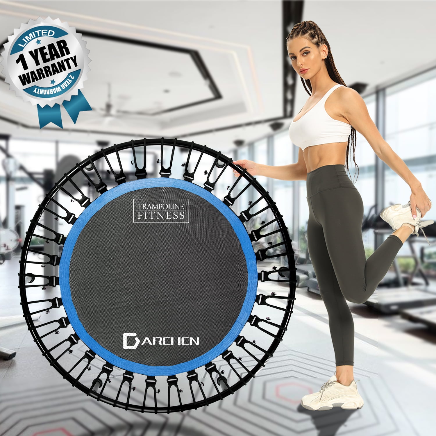 Darchen 450 lbs mini trampoline sale