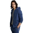 thumbnail image 2 of Polo Ralph Lauren Men's Double Knit Tech Fleece Hoodie in Blue Heather - Large, 2 of 3