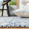 thumbnail image 4 of SAFAVIEH Montauk Lars Geometric Cotton Area Rug, Navy/Beige, 5' x 8', 4 of 8