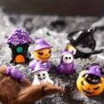 thumbnail image 1 of Enchanted Miniature Halloween & Easter Decor Set - Mummy, Skull, Rabbit, Haunted House, Ghost Pumpkin Figurines - Perfect For Home, Office, And Party Decoration Halloween Decorations Halloween Decor, 1 of 5