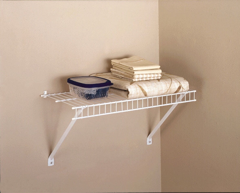Steel Linen Shelf Kit, Rubbermaid Adjustable Shelving Unit Shelves