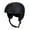 black, variant on harper Ski Helmet Skateboard Helmet Detachable Lining Portable Breathable Snow Headgear M
