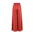 thumbnail image 6 of FIOPHY Womens Casual Wide Leg Pants Drawstring Ruffle Belted Elastic Waist Baggy with Pockets, 6 of 8