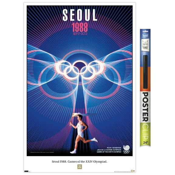 Team USA - Seoul 1988. Games of the XXIV Olympiad. Wall Poster, 22.375" x 34"