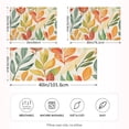 thumbnail image 2 of Yayeee Pillowcase King Size Set of 2 Satin Wrinkle Resistant Pillow Case, Orange Autumn Leaves, 2 of 7