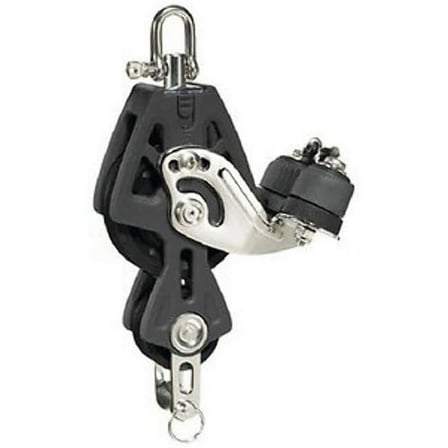 Lewmar 29925039BK 50 mm Fiddle Block with Camera, Black