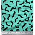 thumbnail image 1 of Soimoi Green Rayon Fabric Brush Stroke Abstract Print Fabric by Yard 42 Inch Wide, 1 of 3