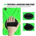 thumbnail image 4 of Dteck Case For Samsung Galaxy Tab A 8.0 SM-T290 T295 (2019 Released), Shockproof Armor Heavy Duty Drop Protection Shield Cover Kickstand Handstrap Palmstrap Rubber Hard Case 8 inches,Green, 4 of 7