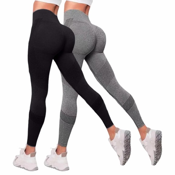 Cellulite Compression 3D Leggings Full Length Buttery Soft Yoga Pants 3D Anti Cellulite Leggings for Women Butt Lift Booty Workout Tights No Curling Lift Pants Tummy Control Compression Pants L
