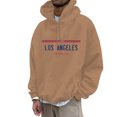 thumbnail image 1 of VBARHMQRT Fall Sweatshirts Men's Fashion Casual Part 3D Print Long Sleeve Drawstring Hooded Sweater Tops, 1 of 4