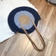 thumbnail image 3 of Bolsa Stroh Rattan Tasche gewebt Damen Sommer Messenger Bags Strand Handtasche (Blau) Likrtyny Para Estrenar, 3 of 9