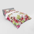 thumbnail image 3 of Ambesonne Pink Bedding Set 3 Pcs, Summer Bud Spring, Twin, Green and Pink, 3 of 3