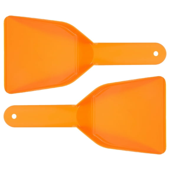 MLINS 2pcs Heavy Duty Plastic Freezer Frost Shovel Handheld Frost Scraper For Car Snow Removal Deep Freezer Ice Scraper Refrigerator Cleaning Scraper Kitchen Defrosting Tool