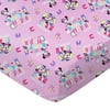 SheetWorld Fitted 100% Cotton Percale Play Yard Sheet Fits BabyBjorn Travel Crib Light 24 x 42, Minnie & Daffy