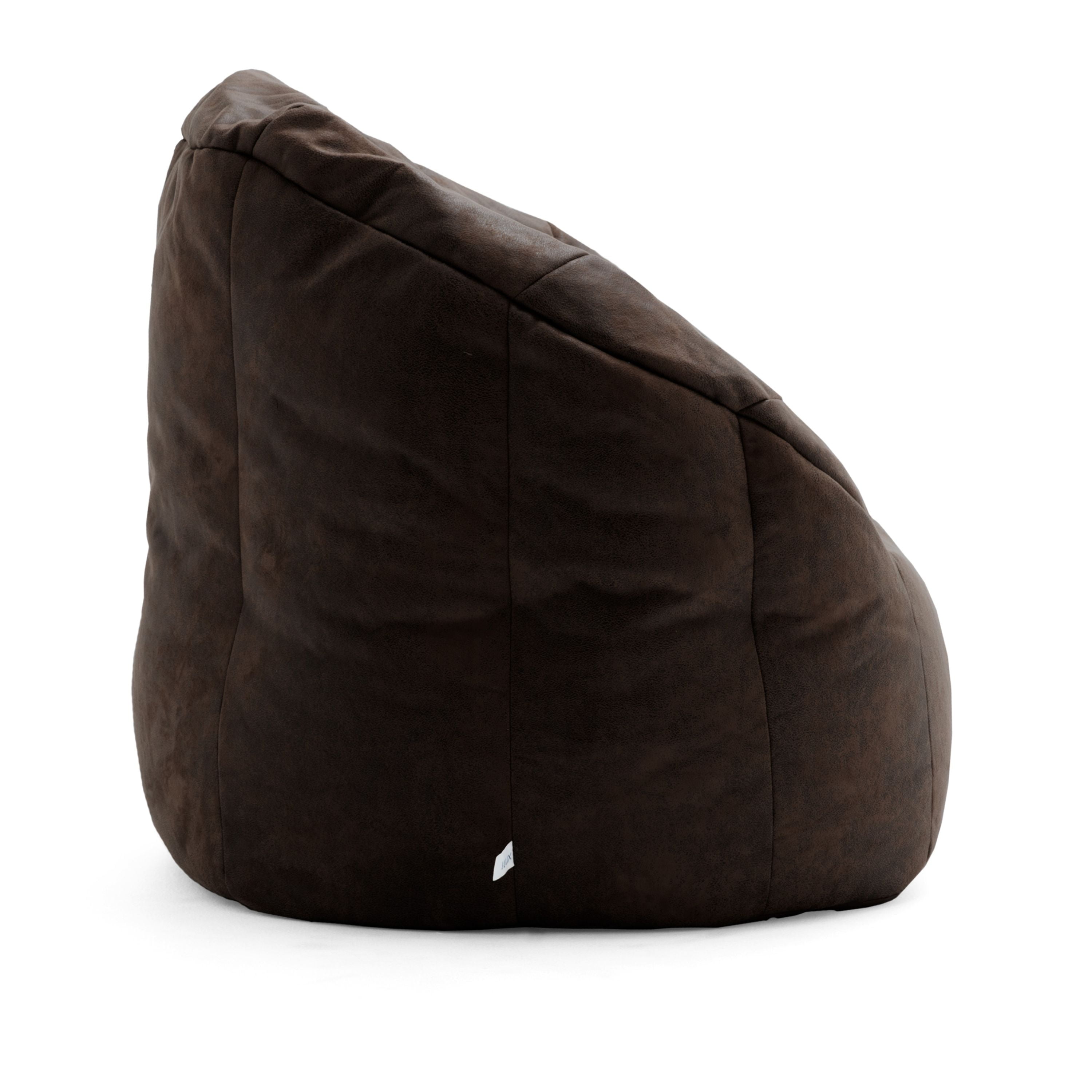 Buy Big Joe Milano Large Leather Bean Bag Chair, Espresso Online at