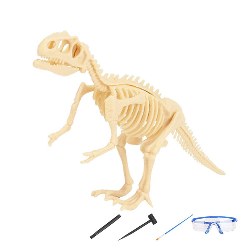 Dinosaur Excavation Kit Archaeology Dig Up Fossil Skeleton Fun Kids Toy GiftBS 