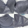 thumbnail image 6 of Posijego Lace Bra for Women Plus Size Underwire Bras Supportive Push up Everyday Bralettes for Women, 6 of 8