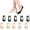 Black, Invisible, variant on Bocaoying Women's No Show Low Cut Liner Socks, Non Slip Breathable Moisture-wicking Invisible Boat Socks, 10 Pack, US Size 5-7