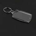 thumbnail image 2 of 10 Pcs Insert Vierge Cadre Photo Anneau Fendu Porte-Clés 5*3.3cm, 2 of 2