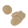 thumbnail image 4 of 3pcs Body Scrubber Set Exfoliating Sisal Glove Deep Clean Shower Loofah Set for Home, 4 of 4