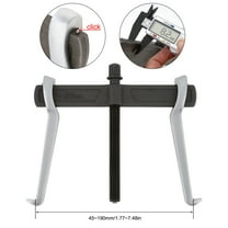 8inch 200mm Separate Lifting Device Strengthen Bearing Puller for Auto Car Repair Hand Tools / External Internal Pulling with 2 End Strap Anti Detachment Design, Two Claws Bearing Puller