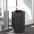thumbnail image 2 of Safco Canmeleon Indoor/Outdoor Open Top Pentagon Trash Can 30 Gallon Black, 2 of 6
